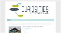 Desktop Screenshot of curiositiesvintage.com