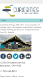 Mobile Screenshot of curiositiesvintage.com