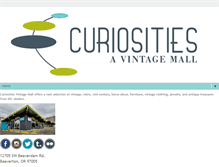 Tablet Screenshot of curiositiesvintage.com